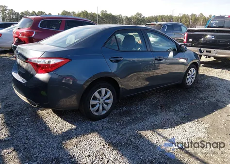 2016 Toyota Corolla Le from USA, damaged, VIN 2T1BURHE9GC732273